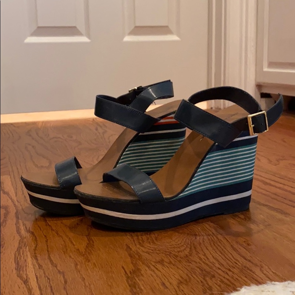 Nautical Stripped Wedges